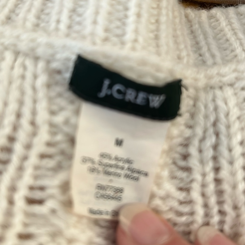 Classic preppy fisherman sweater